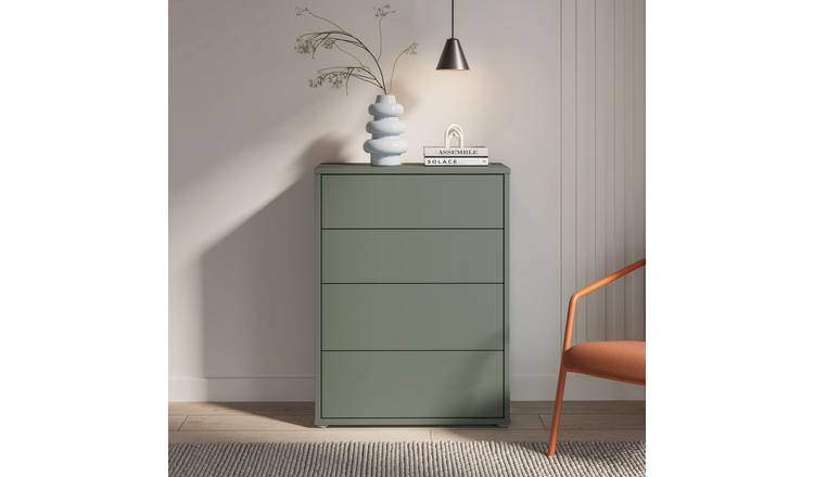Furniture To Go Alice Springs 4 Drawers Chest - Green