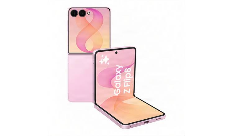 SIM Free Samsung Galaxy Z Flip8 5G 256GB AI Mobile Phone Pink Pre-Order
