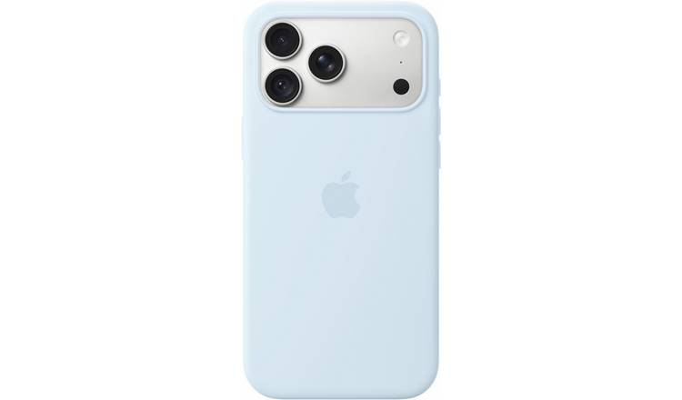Apple iPhone 18 Pro Max Silicone Phone Case with MagSafe - Crisp Blue Pre-Order
