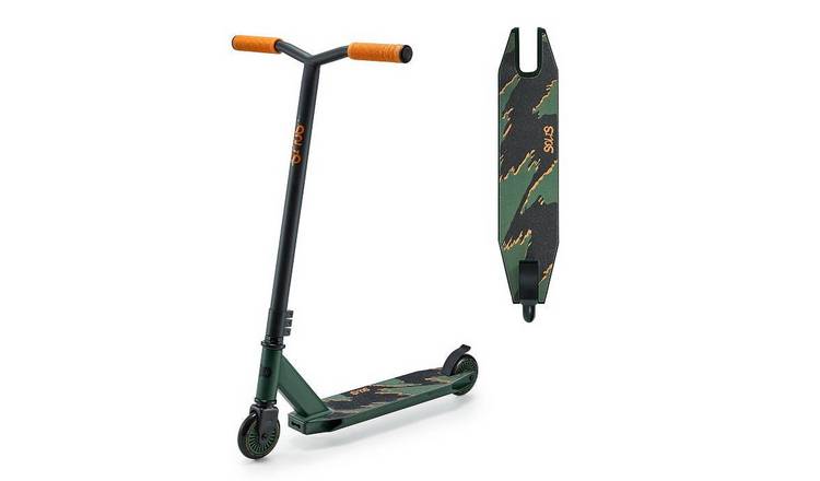 Kinderkraft Solis 2 Wheel Stunt Kids Scooter - Green