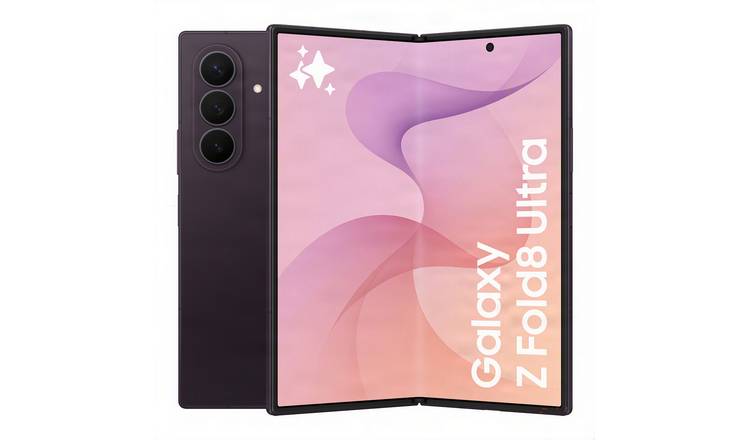 SIM Free Samsung Galaxy Z Fold8 Ultra 5G 512GB AI Mobile Phone Violet Pre-Order