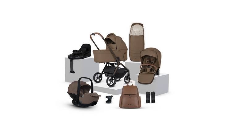 Silver Cross Breez 360 Family Travel System Bundle - Maple