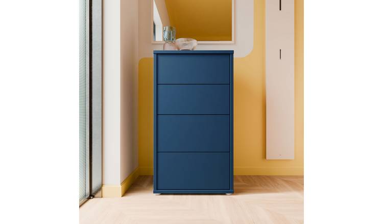 Furniture To Go Alice Springs 4 Drawers Chest - Blue