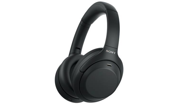 Sony WH-1000XM4C Noise-Cancelling Over-Ear Wireless Headphones - Black