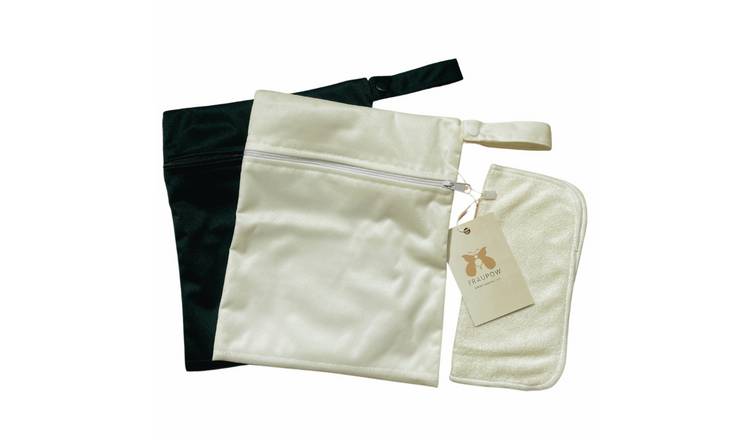 Fraupow Reusable Wet & Dry Bag 2-Pack