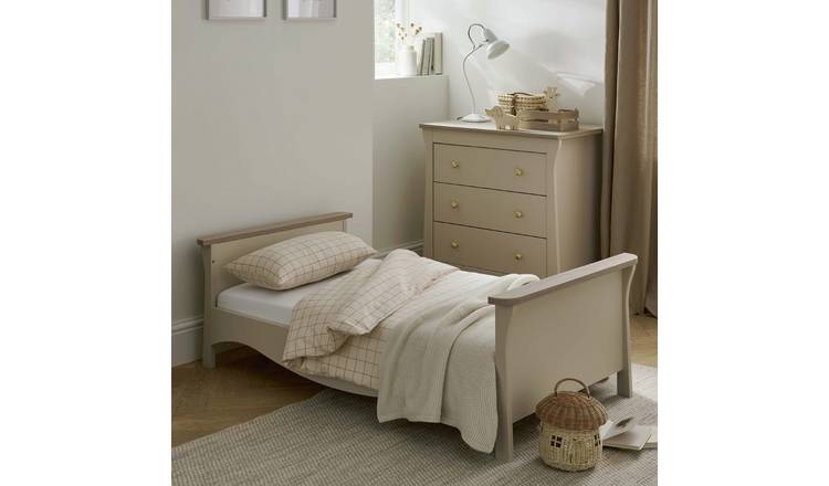 CuddleCo Clara Toddler Bed Frame - Cashmere & Ash
