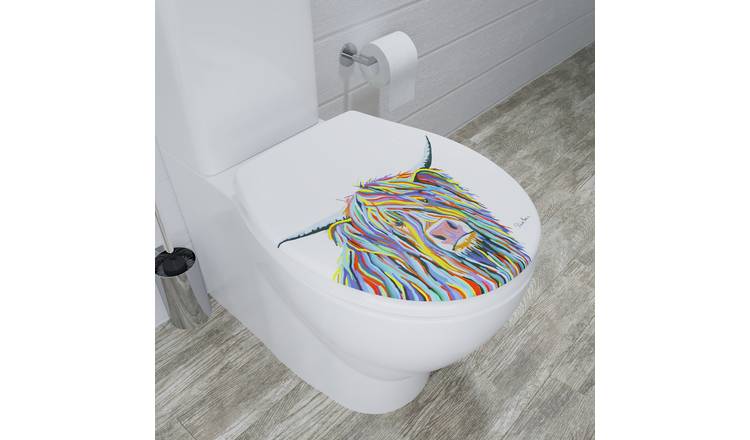 Steven Brown Angus Textile Toilet Seat