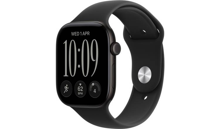 Apple Watch Series 12 GPS + Cell 46mm Aluminium Black Sport Band - S/M Pre-Order