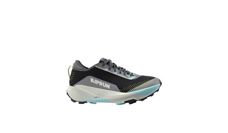 Decathlon Men's Kipsummit Waterproof Trail Running Shoes - Black & Blue - UK 11