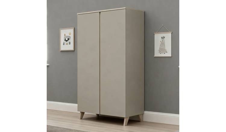 Babymore Dante Nursery 2 Door Wardrobe - Cashmere