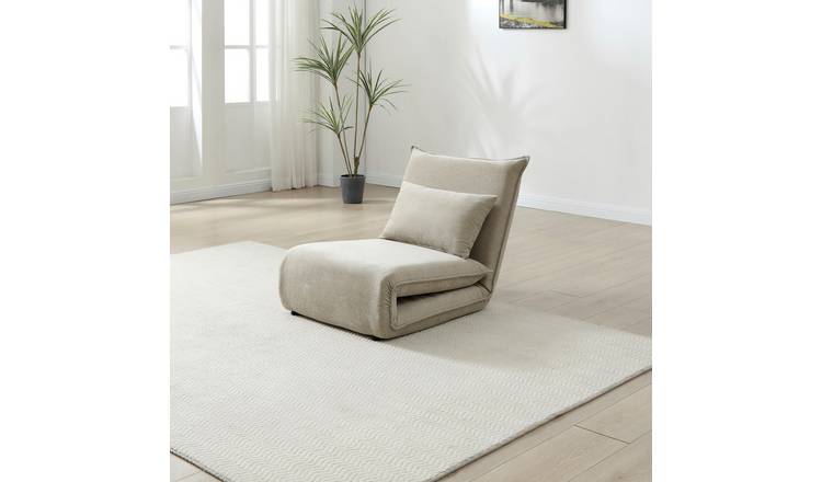 Kyoto Alfie Single Fabric Chairbed - Taupe
