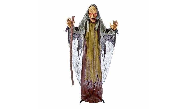 Premier Decorations Prelit Halloween Animated Witch Decoration