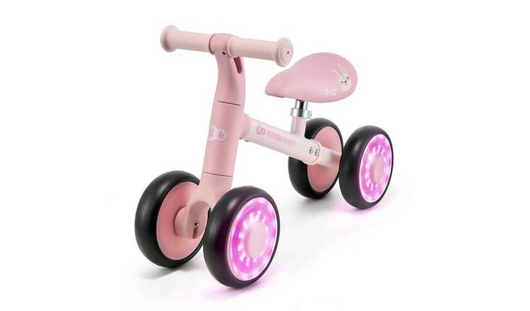 Kinderkraft Cutie Flash 6 Inch Kids Balance Bike - Pink
