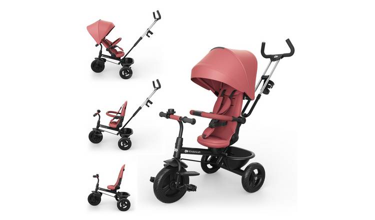 Kinderkraft Aston 2 Plus 6-in-1 Tricycle - Pink