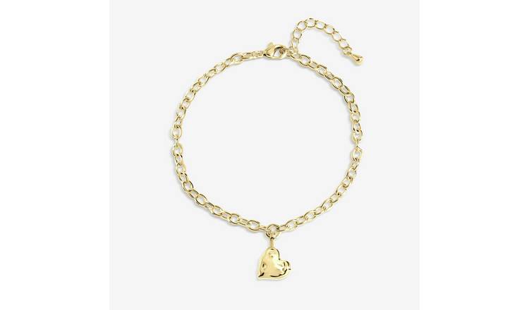 Inicio Gold Molten Heart Bracelet