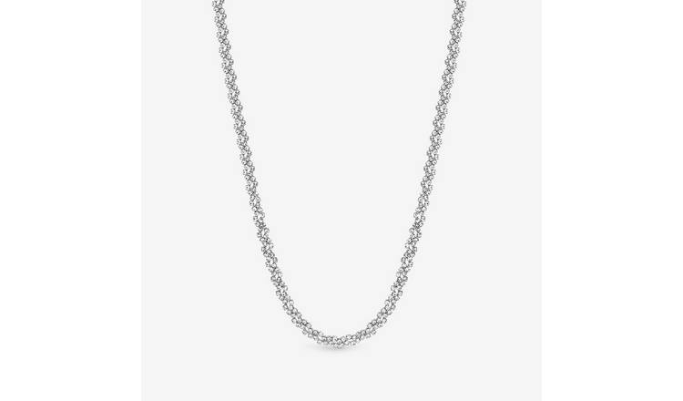 Jon Richard Rhodium Plated Crystal Fine Multi Stone Necklace
