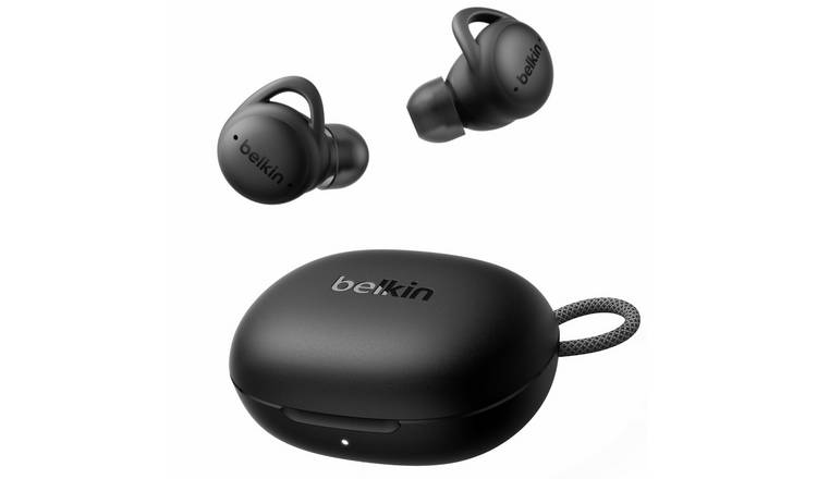 Belkin SoundForm Isolate Noise-Cancelling True Wireless Earbuds - Black