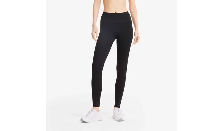 Decathlon Women's Run 100 Series Running Leggings - Black - UK 6-8