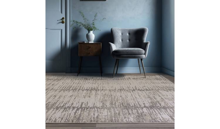 Mega Flooring Grey Modern Abstract Rug - 120 x 160cm