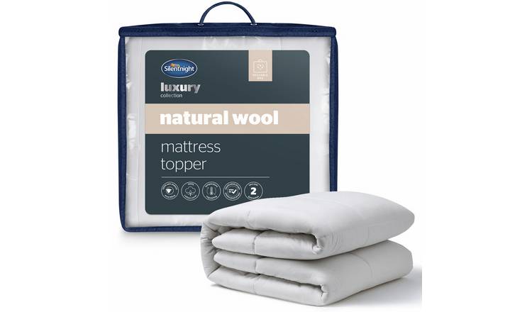 Silentnight Natural Wool Collection 5cm Mattress Topper - King Size