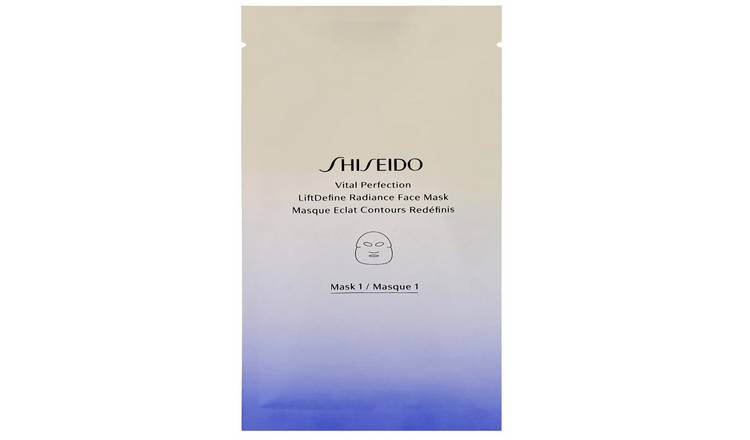 SHISEIDO VITAL PERFECTION シートマスク 6枚 Buy Shiseido Vital Perfection LiftDefine Radiance Face Mask - 6