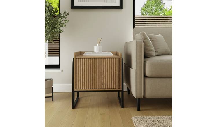 GFW Octavia Side Lamp Table - Natural