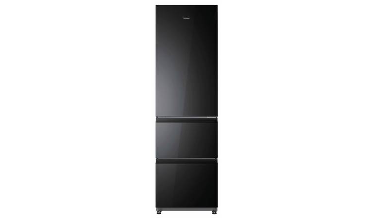 Haier HTR3518DNGBK Fridge Freezer - Black