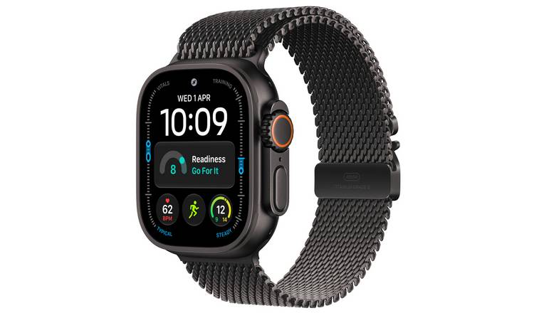 Apple Watch Ultra 4 GPS + Cell 49mm Titanium Black Milanese Loop - L Pre-Order