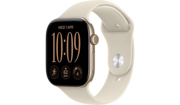 Apple Watch Series 12 GPS 46mm Aluminium Case Sand Sport Band - S/M Pre-Order