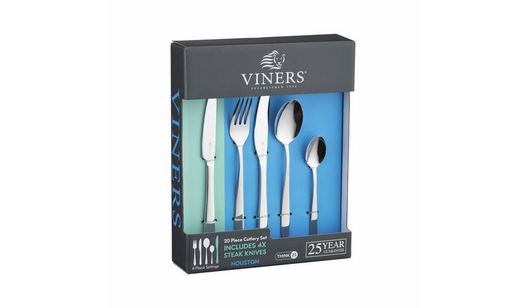 Viners Houston 20 Piece Stainless Steel Cutlery Set
