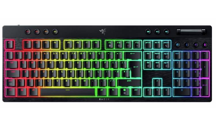 Razer BlackWidow V4 Low-Profile TKL Wireless Gaming Keyboard - Black