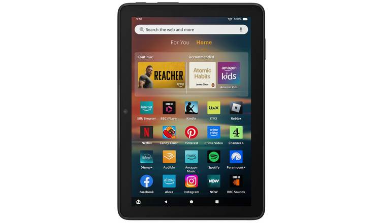 Amazon Fire HD 8 8 Inch 64GB Wi-Fi Tablet - Black