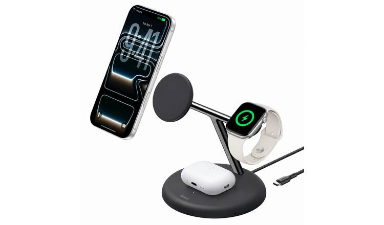 Belkin UltraCharge 25W Qi2.2 3-In-1 Wireless Charger - Black
