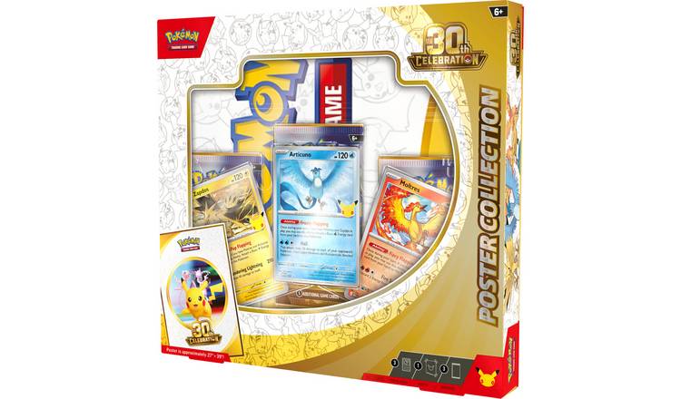 Pokémon 30th Celebration Poster Collection Booster Pack Trading Card