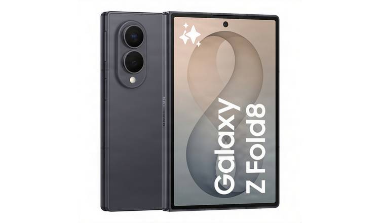 SIM Free Samsung Galaxy Z Fold8 5G 512GB AI Mobile Phone Graphite Pre-Order