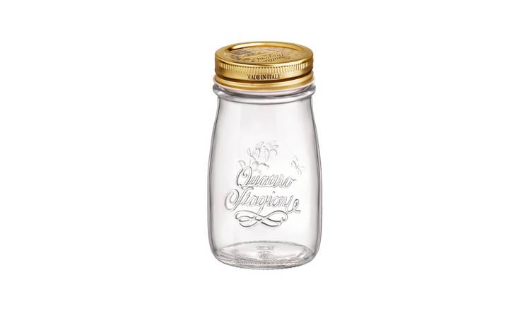 Bormioli Rocco Quattro Stagioni Glass Bottle with Screw Top Lid