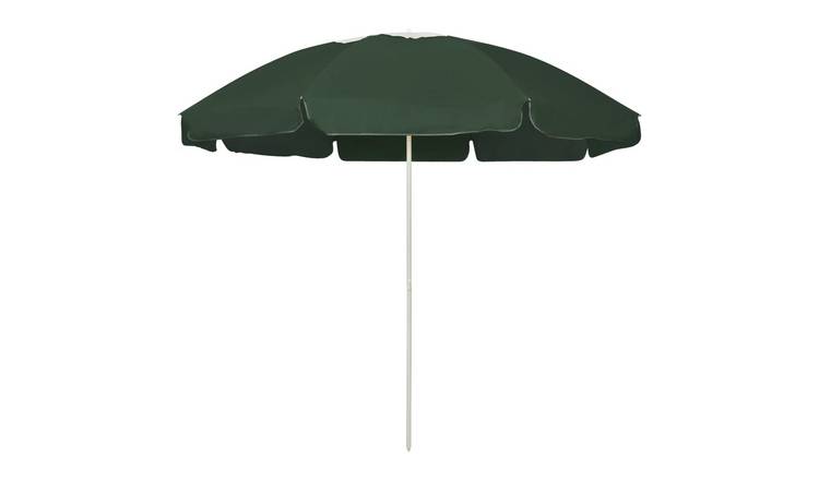 Walplus Polyester Beach Parasol - Green - dia 240 cm