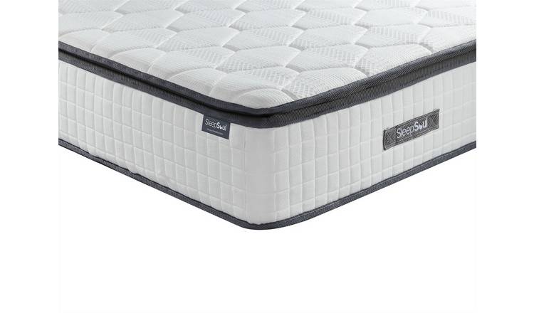 SleepSoul Bliss 800 Medium Pillow Top Pocket Sprung Mattress - Single