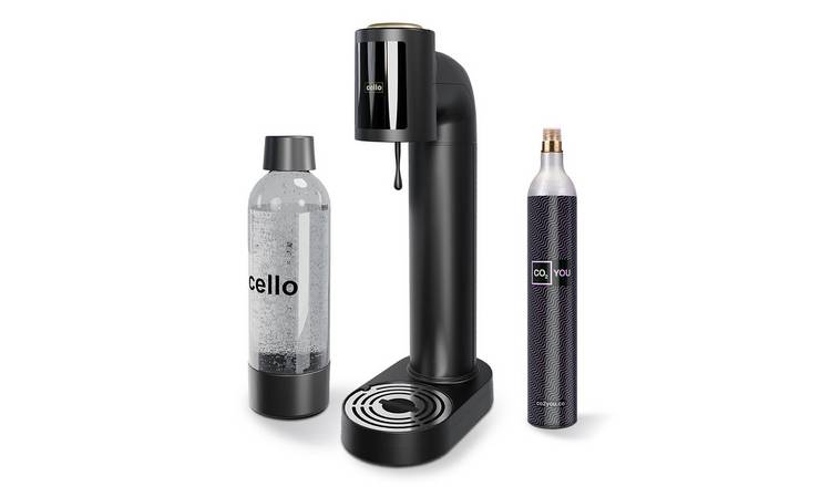 Cello Soda Maker and Carbonator - Ash Black