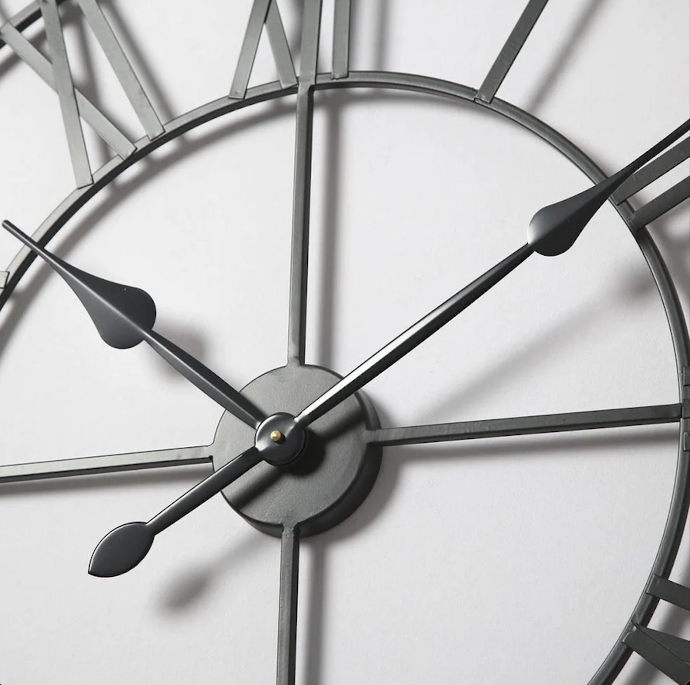HomeGardenDirect EOS 80x80 Wall Clock - Black - Image 5