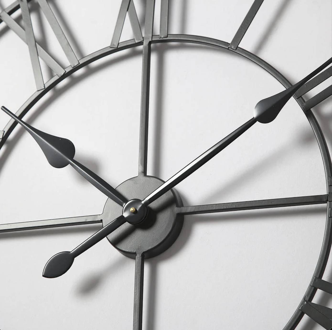 HomeGardenDirect EOS 80x80 Wall Clock - Black - Image 5
