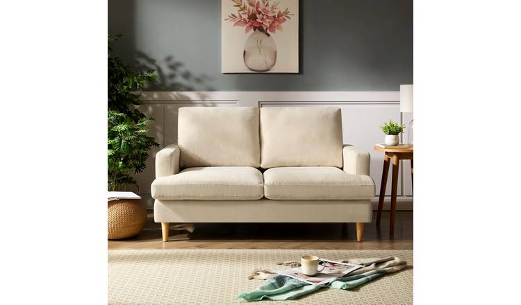Artemis Home Newsome 2 Seat Fabric Sofa - Cream