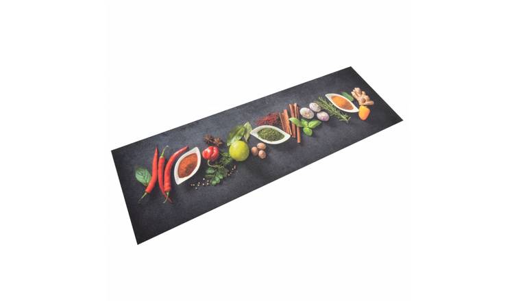 Walplus Spices Velvet Kitchen Rug - 180 x 60 cm