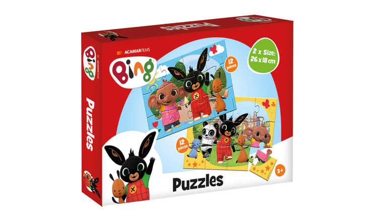 Totum Bing 2 x 12 Piece Jigsaw Board Puzzle