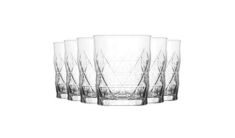 LAV Keops Whisky Glasses - 345ml - Clear - Pack of 12