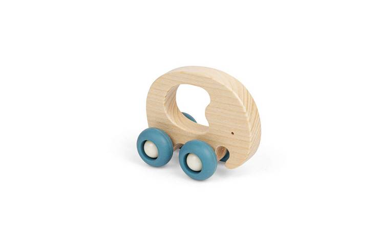 Bigjigs Toys Mini Animal Push Alongs Elephant - 12 Months +