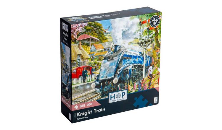 The House of Puzzles Knight Train BIG 500 Piece Jigsaw Puzzle