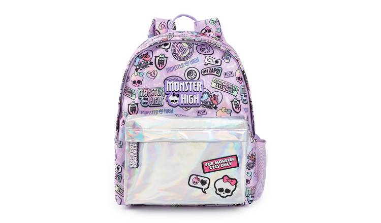 Monster High Holographic Pocket Kids Unisex Backpack - Purple