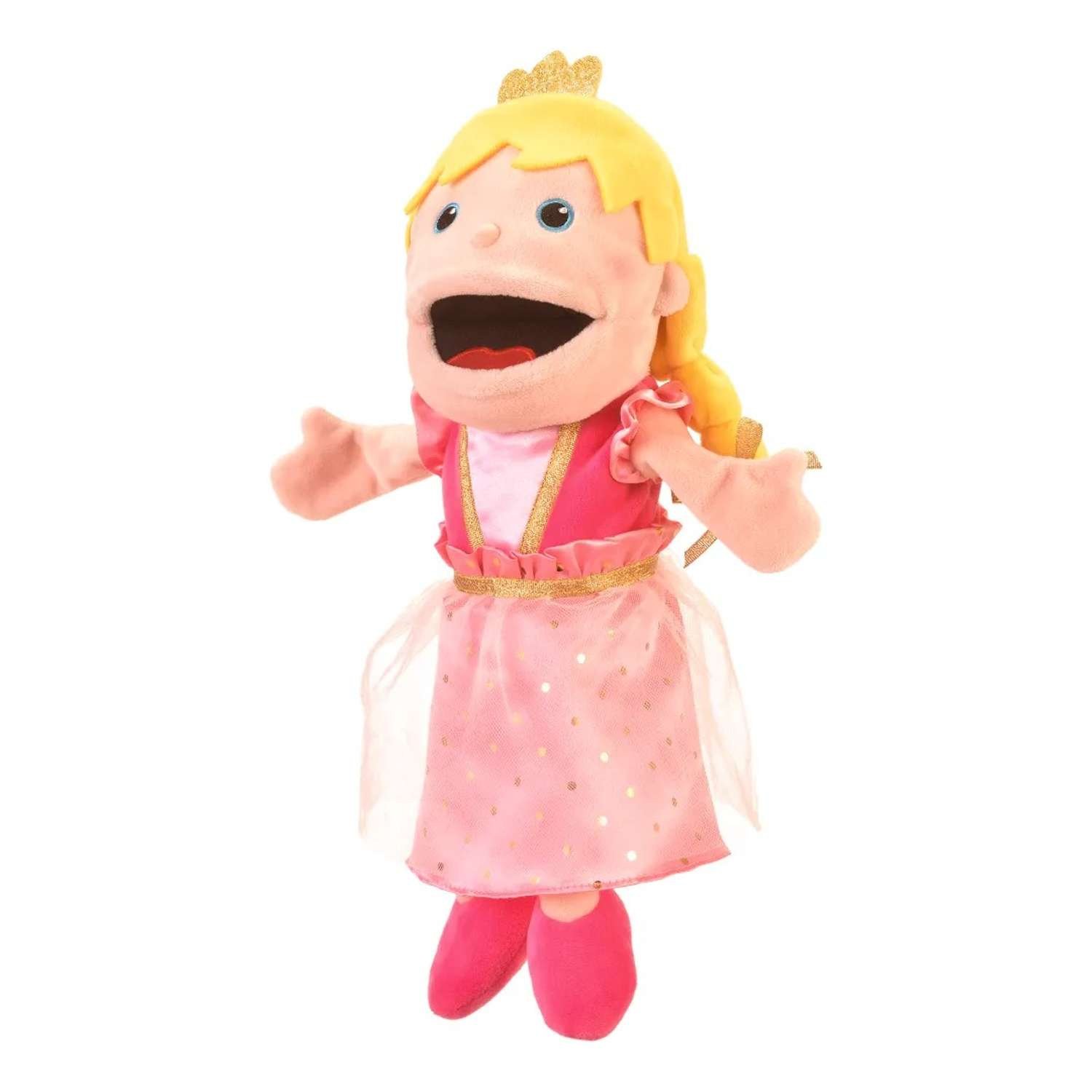 Fiesta Crafts Princess Moving Mouth Hand Puppet - 18 Months + - Image 1