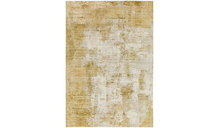 Mega Flooring Gold Handmade Abstract Rug - 120 x 170cm